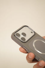 iPhone 17 Pro Dual Texture Leather MagSafe Case | Textured Grip Frame & Smooth Centre Panel
