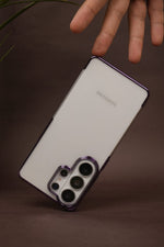 Samsung Galaxy S26 Ultra Crystal Clear Case with Glossy Electroplated Edges | Anti-Yellow Slim Hard Back
