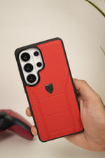 Galaxy S26 Ultra FR Stitched PU Leather Case Cover