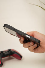iPhone 17 Pro Max FR Edition Stitched PU Leather Case Cover