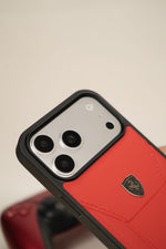 iPhone 17 Pro Max FR Edition Stitched PU Leather Case Cover