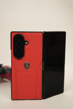 Samsung Galaxy Z Fold 7 FR Edition Stitched PU Leather Case Cover