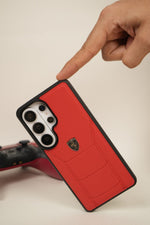 Samsung Galaxy S25 Ultra FR Edition Stitched PU Leather Case Cover