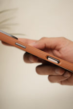 iPhone 16 Pro Max Pebble Grain Leather MagSafe Case with Metal Camera Bump | Slim & Anti-Scratch