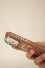 iPhone 17 Pro Dual Texture Leather MagSafe Case | Textured Grip Frame & Smooth Centre Panel