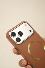 iPhone 17 Pro Dual Texture Leather MagSafe Case | Textured Grip Frame & Smooth Centre Panel