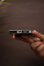 Samsung Galaxy S26 Ultra Crystal Clear Case with Glossy Electroplated Edges | Anti-Yellow Slim Hard Back