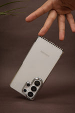 Samsung Galaxy S26 Ultra Crystal Clear Case with Glossy Electroplated Edges | Anti-Yellow Slim Hard Back