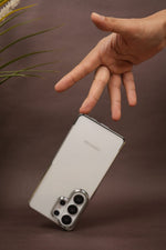 Samsung Galaxy S26 Ultra Crystal Clear Case with Glossy Electroplated Edges | Anti-Yellow Slim Hard Back