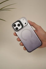 iPhone 17 Pro Max Gradient Translucent MagSafe Case with Electroplated Lens Holder | PC+TPU Hybrid