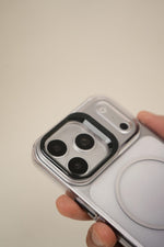 iPhone 17 Pro Max Gradient Translucent MagSafe Case with Electroplated Lens Holder | PC+TPU Hybrid