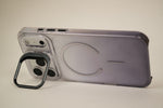 iPhone 17 Pro Max Gradient Translucent MagSafe Case with Electroplated Lens Holder | PC+TPU Hybrid