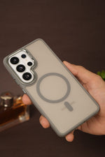 Case for Samsung Galaxy S26 Ultra 5G Back Cover, Fit for MagSafe Translucent Matte Hard PC + TPU Hybrid case, Shock-Resistant Anti-Scratch Protective Case Samsung S26 Ultra Cover