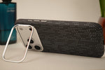 iPhone 17 Pro Max Carbon Fiber Texture Design Hard Pc MagSafe Case Cover BlueGreen