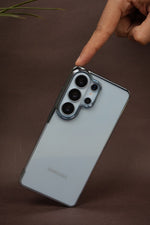 Samsung Galaxy S26 Ultra Crystal Clear Case with Glossy Electroplated Edges | Anti-Yellow Slim Hard Back