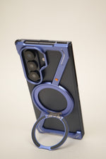 Samsung Galaxy Z Fold 7 Naked Aluminum Z-Frame Case with 360° Rotating MagSafe Ring Stand