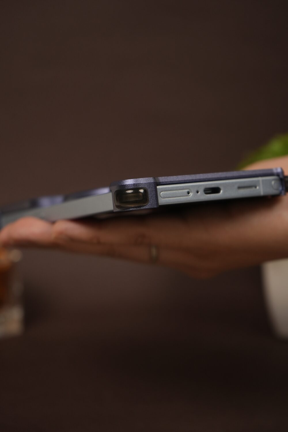 Samsung Galaxy S26 Ultra Naked Aluminum Case with Rotating MagSafe Ring Stand
