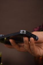 iPhone 17 Pro Max 9 Shaped Rectangular Frameless Metal Bumper Case with Camera Shield | Shockproof Aviation-Grade Alloy Frame