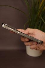 Samsung Galaxy S26 Ultra Clear Case – Gold Camera Frame (Transparent)