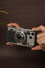 iPhone 17 Series Vintage Camera Case with Neck Lanyard | Shockproof Drop Protection Cover