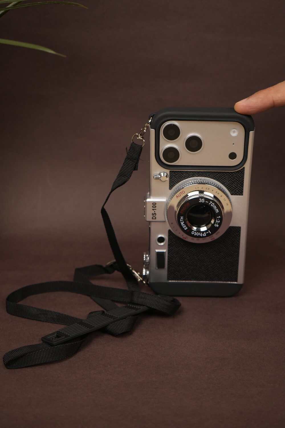 iPhone 17 Series Vintage Camera Case with Neck Lanyard | Shockproof Drop Protection Cover